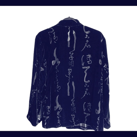 Simona Chin Chin Silk Blend Top Sz M - Picture 4 of 7